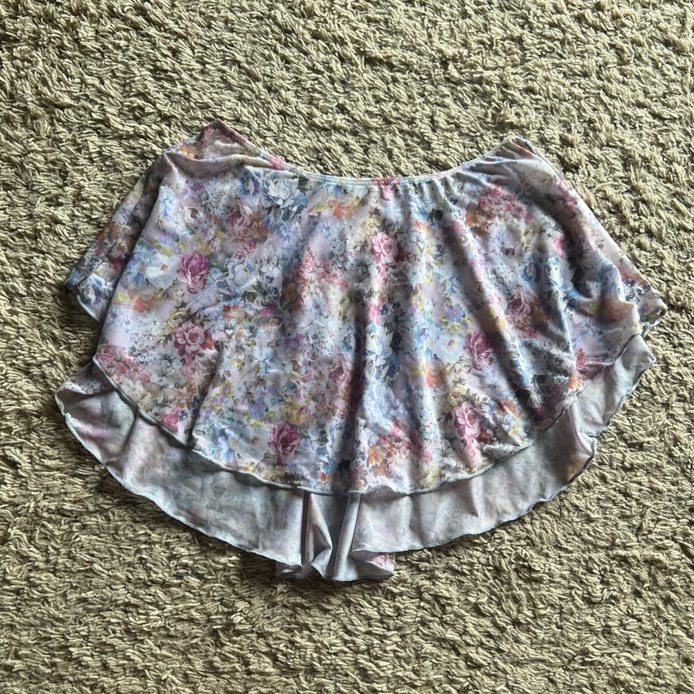 floral ballet skirt